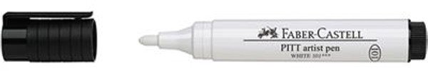 Faber Castell Faber Castell PITT Artist Big Bullet Pen White