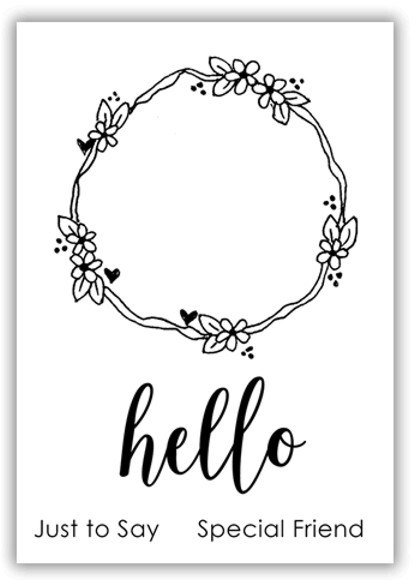 Julie Hickey Julie Hickey Designs Essential Sentiments Stamp Set - Hello - CLEARANCE