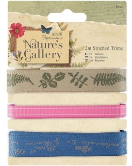 DoCrafts Papermania Nature's Gallery 2m Stitched Trim
