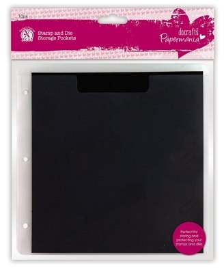 DoCrafts Papermania Stamp and Die Storage Pockets with Magnetic Sheets