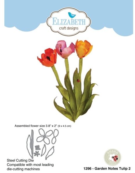 Elizabeth Crafts Elizabeth Craft Designs - Garden Notes Tulip 2 1296