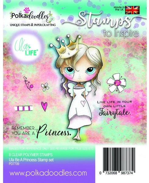 Polkadoodles Polkadoodles Stamp - Ula Be A Princess