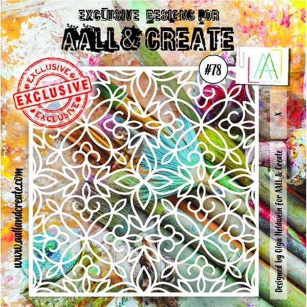 Aall & Create Aall & Create 6x6 Stencil #78