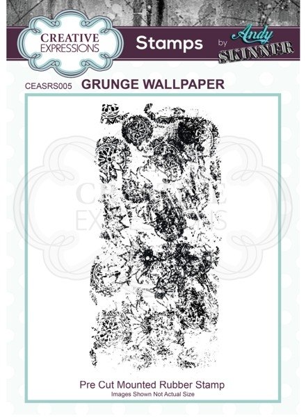 Creative Expressions Andy Skinner Rubber Stamp Grunge Wallpaper