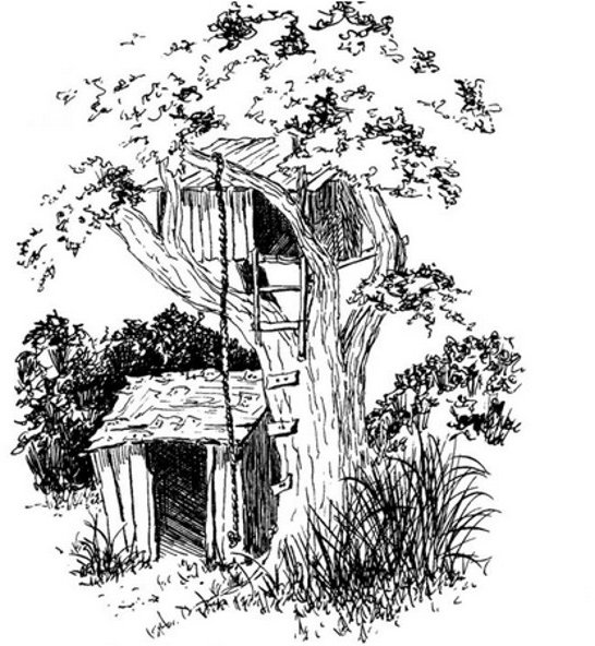 Peddlers Den Peddlers Den Stamp â€“ Tree House T7-157H
