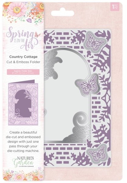 Spring in the Air - Cut & Emboss Folder - Country Cottage