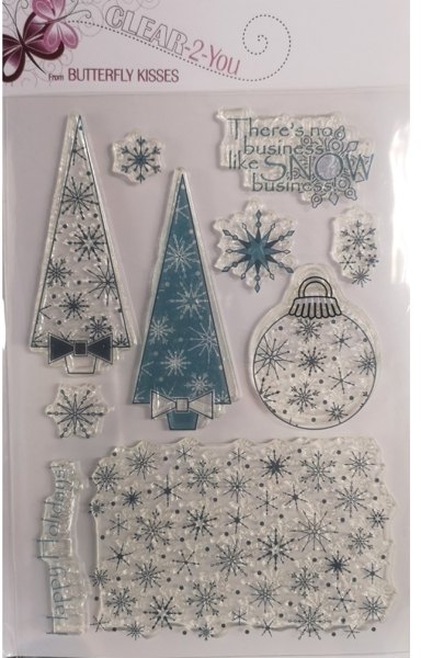 Hobby Art Hobby Art Clear Stamp - Snowy Christmas