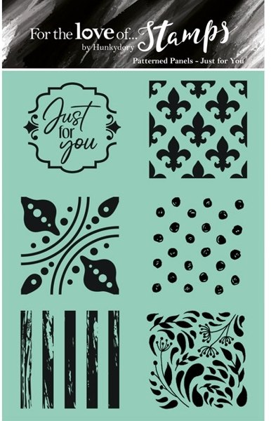 Hunkydory Hunkydory For the Love of Stamps - Patterned Panels - Just for You