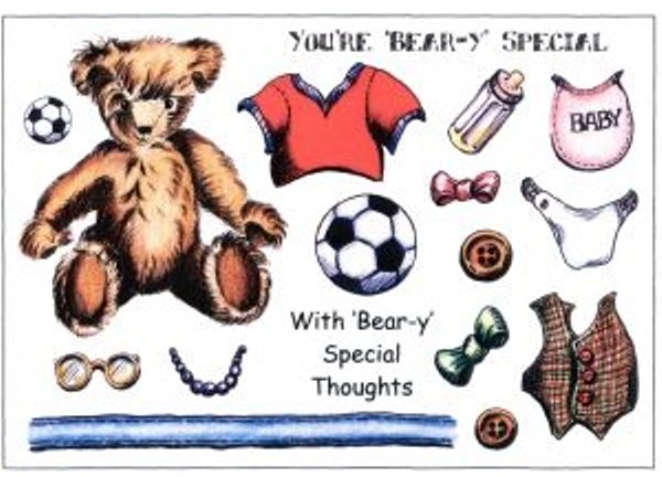 Creative Expressions Creative Expressions A5 Rubber Stamp - Standing Bear