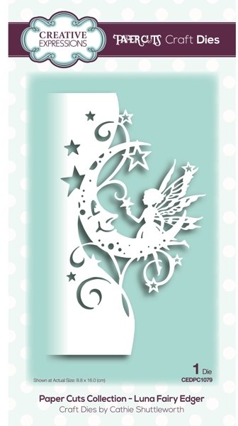Creative Expressions Paper Cuts Collection - Luna Fairy Edger Craft Die