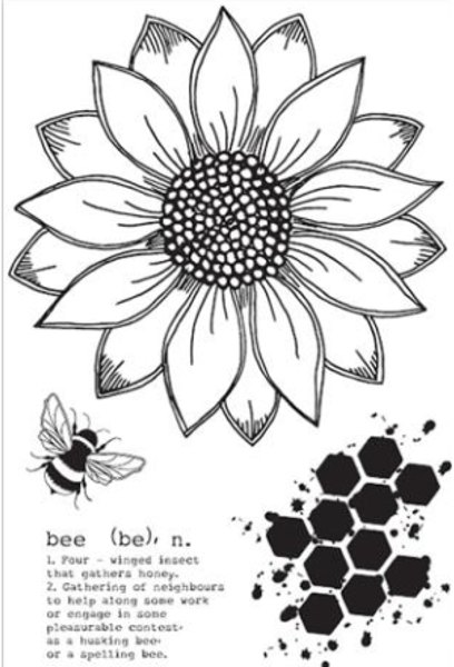 Julie Hickey Julie Hickey Designs Sunflower Bee Stamp Set