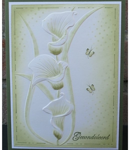 Nellie's Choice 3D Embossing Folders Arums 105x148mm 