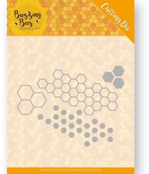Jeanine's Art Jeanines Art - Buzzing Bees - Hexagon Set Die