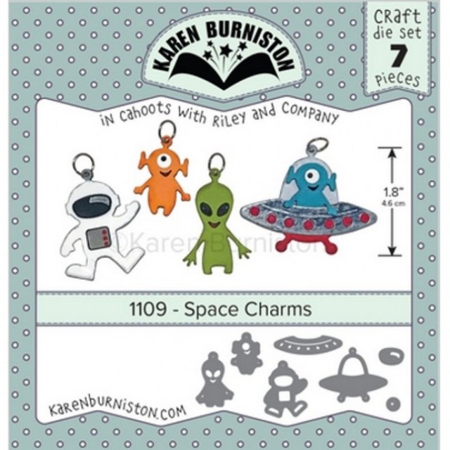 Karen Burniston Die Set - Space Charms KB1109 PRE-ORDER