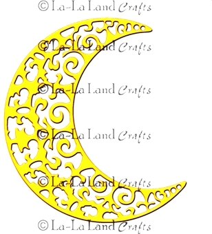 La La Land La La Land Craft Dies Filigree Moon - Was £16.99