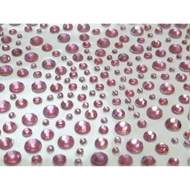 Craft Buddy Baby Pink Self Adhesive Gems 325 x 2,3,4,5mm 4 for £6.79