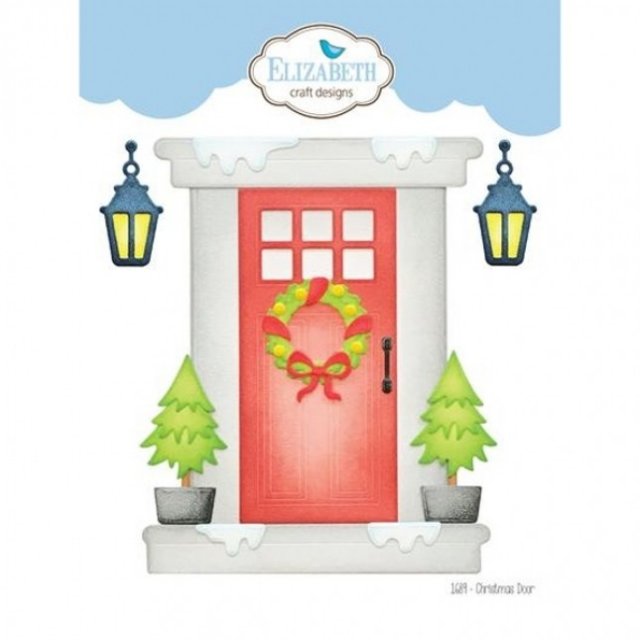 Elizabeth Craft Designs -  Christmas Door 1689 COMING AUGUST 16TH