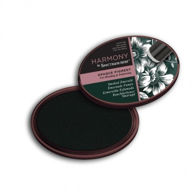 Spectrum Noir Harmony Pigment Inkpad - Smoked Emerald -  4 for £16