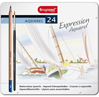 Sakura Sakura Bruynzeel Aquarel 24 Expression Watercolour Pencils Set