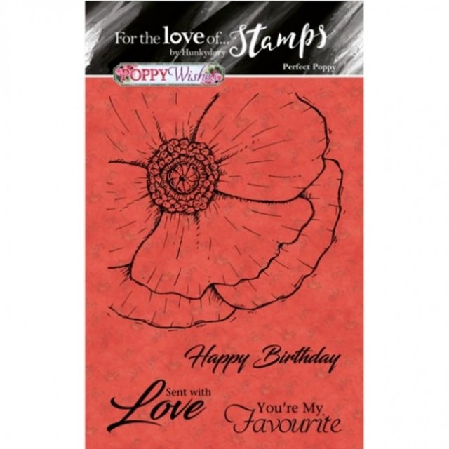 Hunkydory For the Love of Stamps - Perfect Poppy