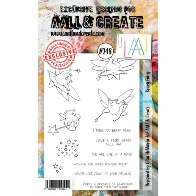 Aall & Create A6 Stamp #248- Beary Fairy