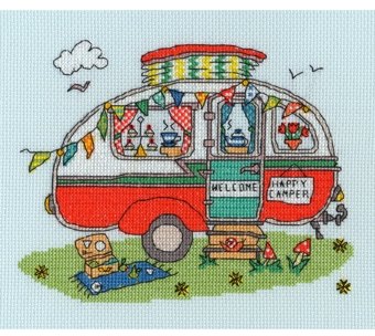 Bothy Threads Bothy Threads Sew Dinky Caravan Counted Cross Stitch Kit