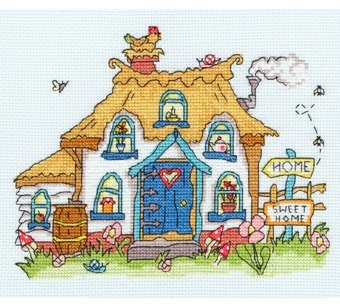 Bothy Threads Bothy Threads Sew Dinky Cottage Counted Cross Stitch Kit