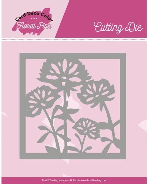 Yvonne Creations Yvonne Creations - Floral Pink - Floral Pink Square Die