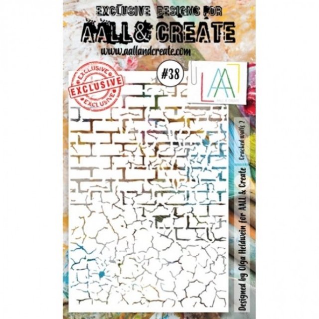 Aall & Create A6 Stencil #38
