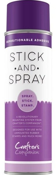 Crafter's Companion Crafter's Companion Stick & Spray Mounting Adhesive (Purple Can) 4 For £23