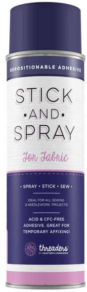 Crafter's Companion Crafter's Companion Stick & Spray Adhesive for Fabric (Violet Can) 4 For £23