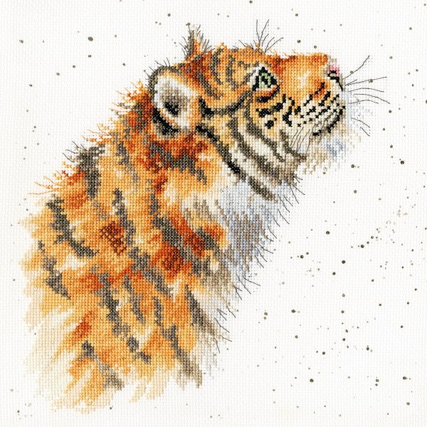 Bothy Threads Moongazer Wrendale  Tiger Counted Cross Stitch Kit Xhd58