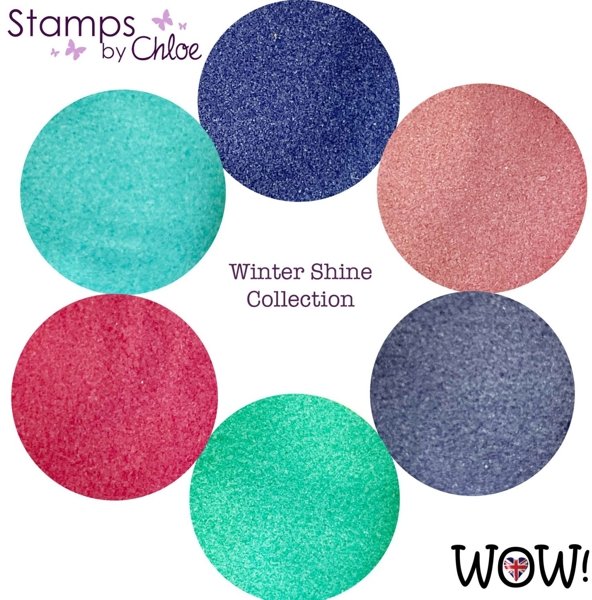 Stamps by Chloe Stamps by Chloe - Set of 6 WOW Embossing Powders - Winter Shine Collection