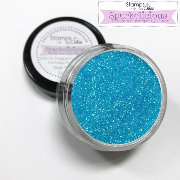 Stamps by Chloe Stamps by Chloe Azure Blue Sparkelicious Glitter 1/2oz Jar £5 Off Any 3