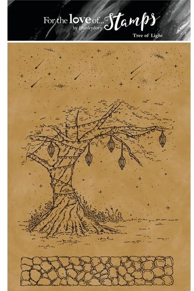 Hunkydory Hunkydory Tree of Light - A5 Stamp Set