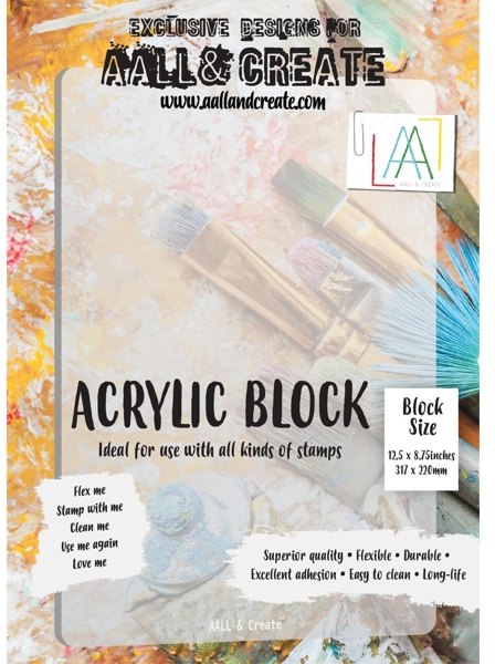 Aall & Create Aall & Create A4 Acrylic Block
