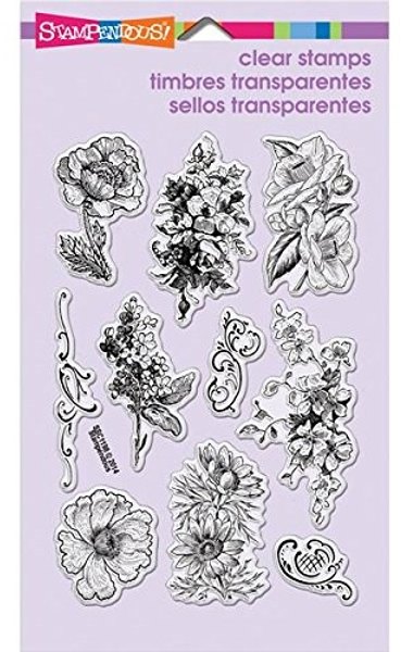 Stampendous Stampendous Clear Stamps - Frantage Flowers
