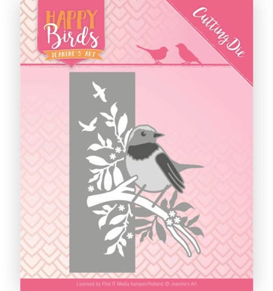 Find It Media Jeanine's Art - Happy Birds - Bird Edge Die JAD10086