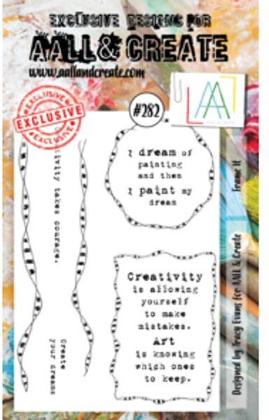 Aall & Create Aall & Create A6 Stamp #282 - Frame It