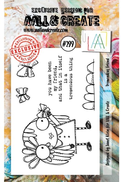Aall & Create Aall & Create A7 Stamp #299 - Tremendous Friend