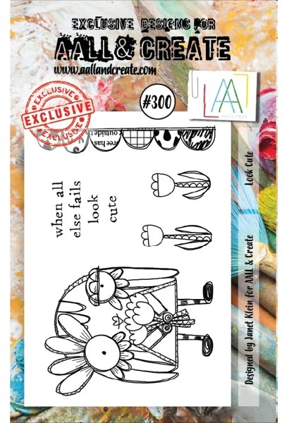 Aall & Create Aall & Create A7 Stamp #300 - Look Cute