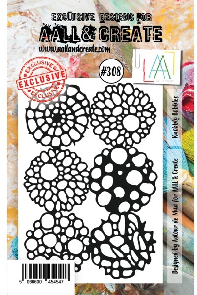 Aall & Create Aall & Create A7 Stamp #308 - Knobbly Bobbles