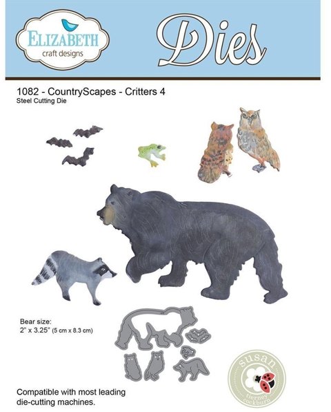Elizabeth Craft Designs - Countryscapes - Critters 4 1082