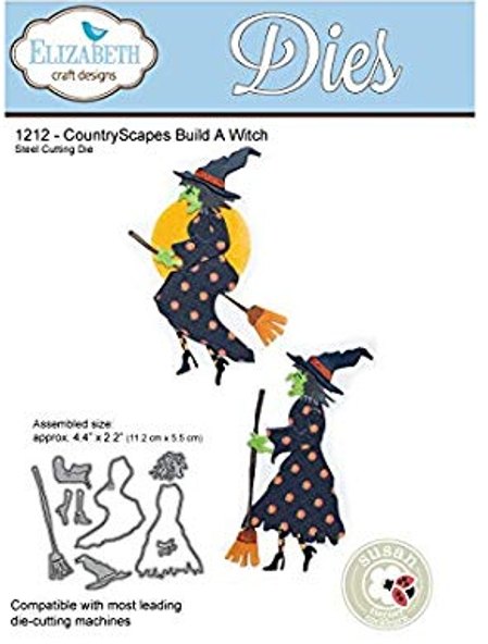 Elizabeth Craft Designs Elizabeth Craft Designs - Countryscapes - Build a Witch 1212