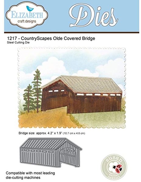 Elizabeth Craft Designs Elizabeth Craft Designs - Countryscapes - Olde Covered Bridge 1217