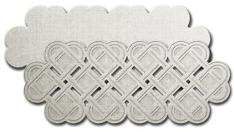 Spellbinders Spellbinders Shapeabilities Interlocking Love Decorative Strips Cutting Die S4-482