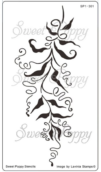 Sweet Poppy Stencils Sweet Poppy Stencil: Twisted Vines