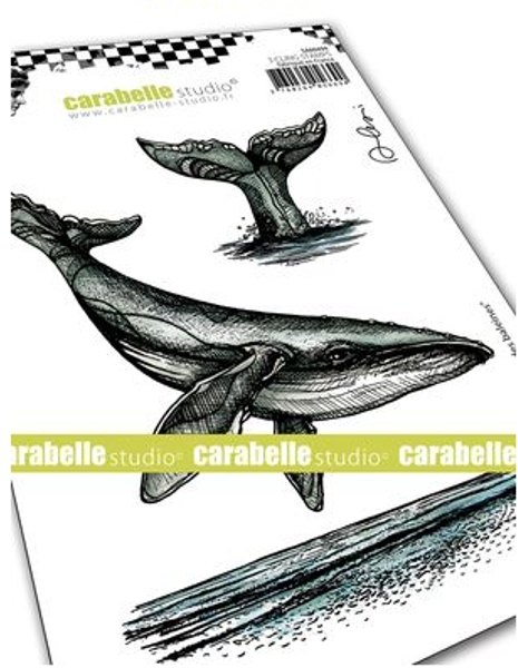 Carabelle Carabelle Studio - Rubber Stamps - A6 - Le Chant Des Baleines by Alexi