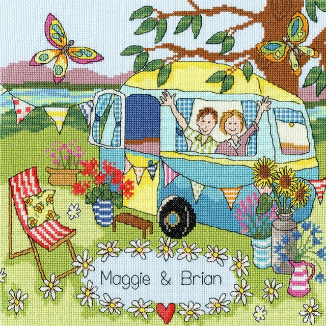 Bothy Threads Bothy Threads Our Caravan Counted Cross Stitch Kit Julia Rigby XJR36
