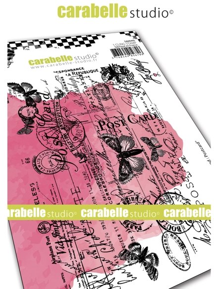 Carabelle Carabelle Studio - Rubber Stamps - A6 - Background : Poscard by Jen Bishop